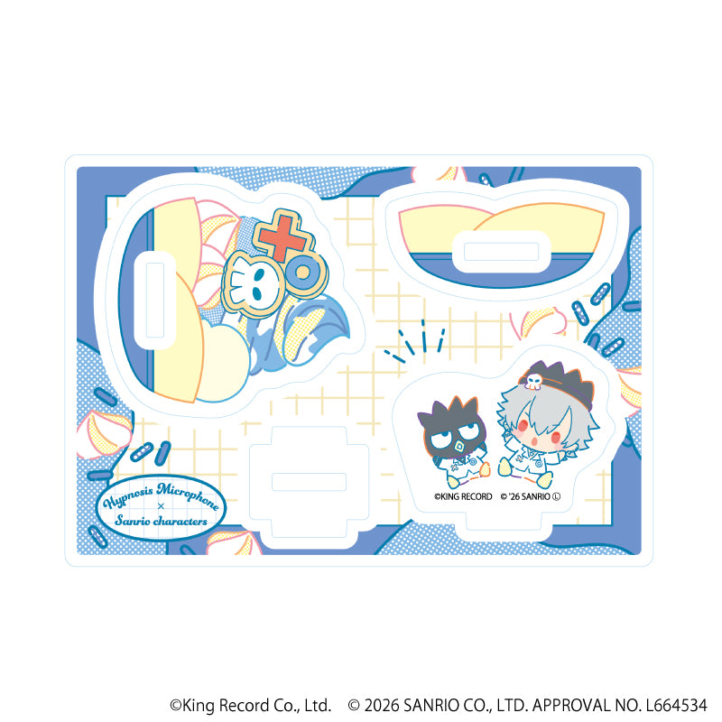 ゆらゆらアクリルスタンド「ヒプノシスマイク SANRIO NAKAYOKU EDIT」04/碧棺 左馬刻×バッドばつ丸(コラボイラスト) - 公式商品画像 | AniSmile