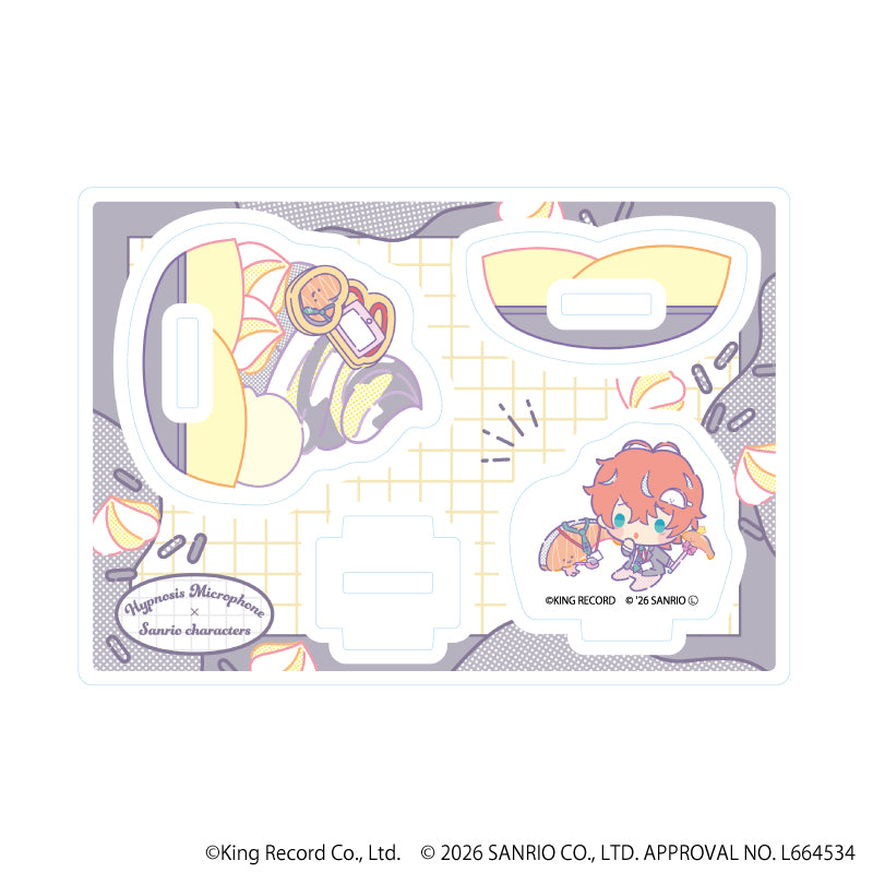アクリルスタンド「ヒプノシスマイク SANRIO NAKAYOKU EDIT」12/観音坂 独歩×KIRIMIちゃん.(コラボイラスト) 画像 2 | AniSmile