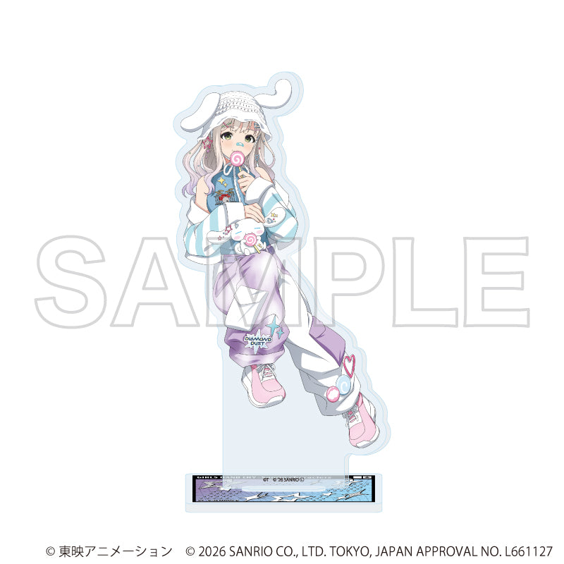 アクリルスタンド「ヒプノシスマイク SANRIO NAKAYOKU EDIT」10/神宮寺 寂雷×シナモロール(コラボイラスト) 画像 2 | AniSmile