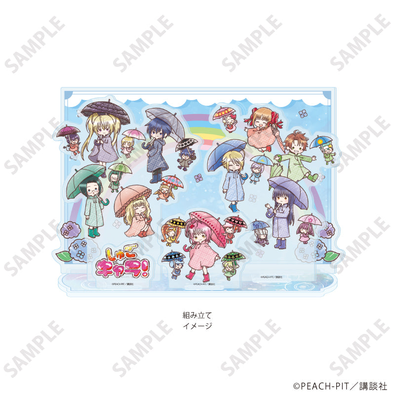 アクリルジオラマ「しゅごキャラ!」09/集合デザイン 梅雨ver.(グラフアートイラスト) 画像 2 | AniSmile