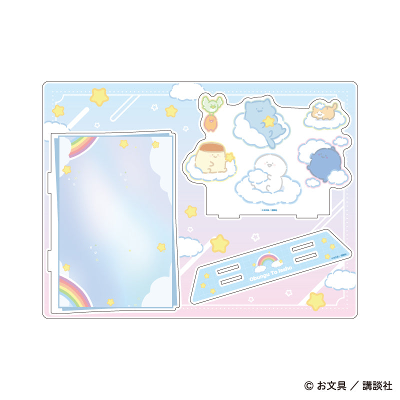 アクリルカード「お文具といっしょ」06/ぷかぷかお空ver. ブラインド(全6種)(描き下ろしイラスト) 画像 5 | AniSmile