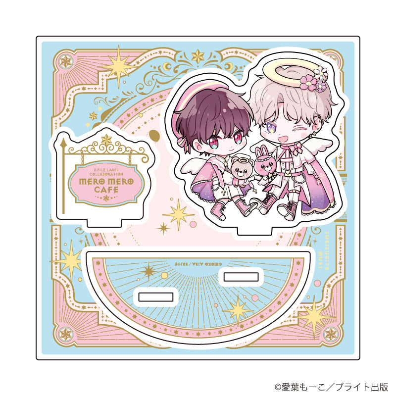 アクリルスタンドプレート「MeroMero cafe」01/愛葉もーこ(描き下ろしイラスト) - 公式商品画像 | AniSmile