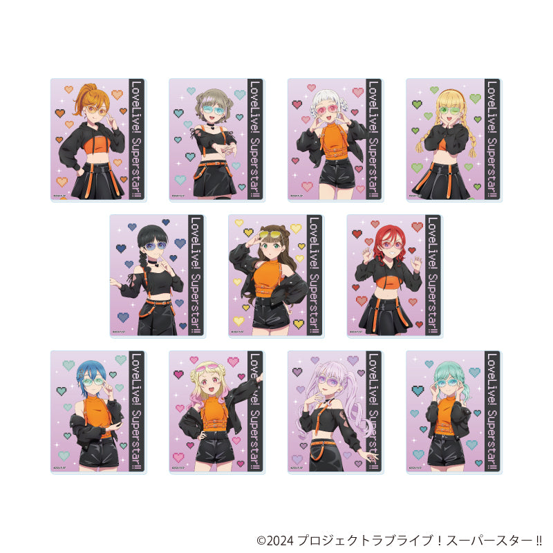 アクリルカード「ラブライブ!スーパースター!!」03/ロックテイストver. トレーディング(全11種)(描き下ろしイラスト) - 公式商品画像 | AniSmile
