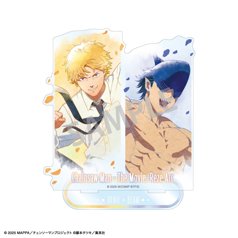 劇場版『チェンソーマン レゼ篇』 ペアアクリルスタンド デンジ&ビーム/浮遊感/カミアニTOUCH - 公式商品画像 | AniSmile