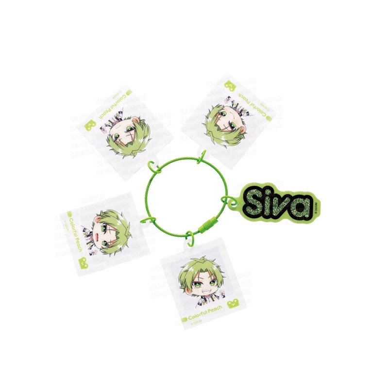 カラフルピーチ じゃらじゃらキーホルダー 喜怒哀楽シリーズ シヴァ - 公式商品画像 | AniSmile