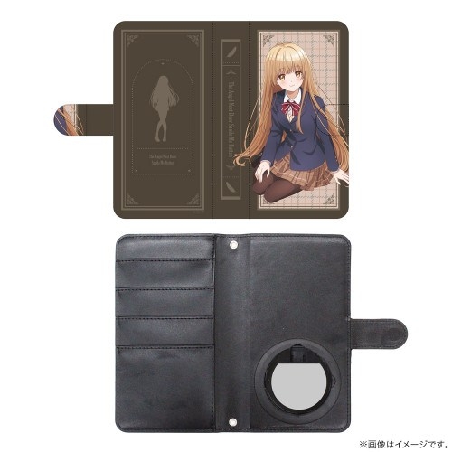TVアニメ お隣の天使様にいつの間にか駄目人間にされていた件 椎名真昼 手帳型スマホケース(回転型)LLサイズ 画像 2 | AniSmile