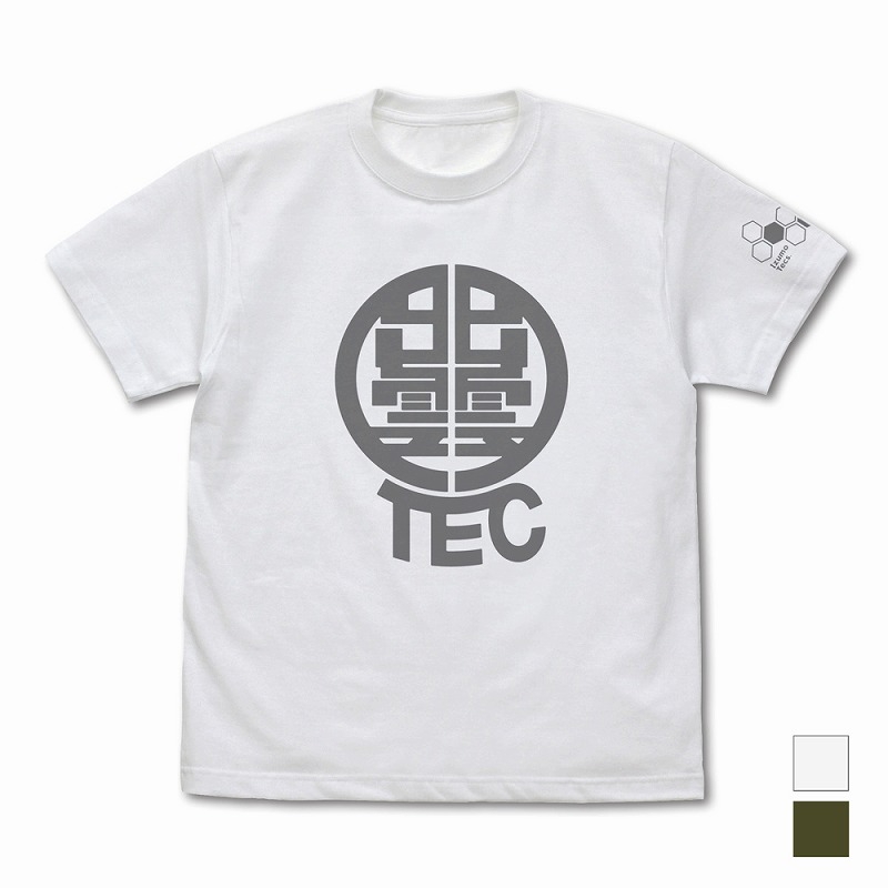 怪獣8号 出雲テックス Tシャツ/WHITE-L - 公式商品画像 | AniSmile