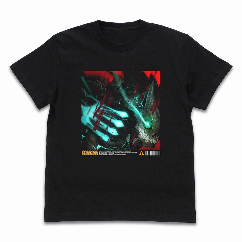 怪獣8号 フルカラーTシャツ/BLACK-M - 公式商品画像 | AniSmile
