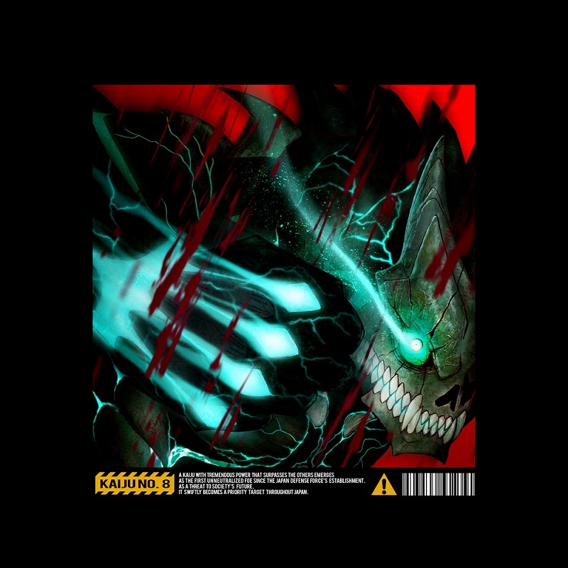 怪獣8号 フルカラーTシャツ/BLACK-S 画像 2 | AniSmile