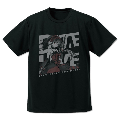 デート・ア・ライブⅤ 時崎狂三 ドライTシャツ/BLACK-M - 公式商品画像 | AniSmile