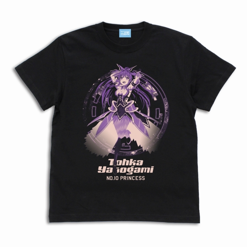 デート・ア・ライブⅣ 夜刀神十香 Tシャツ 顕現Ver./BLACK-S - 公式商品画像 | AniSmile