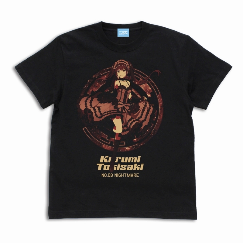 デート・ア・ライブⅣ 時崎狂三 Tシャツ 顕現Ver./BLACK-XL - 公式商品画像 | AniSmile