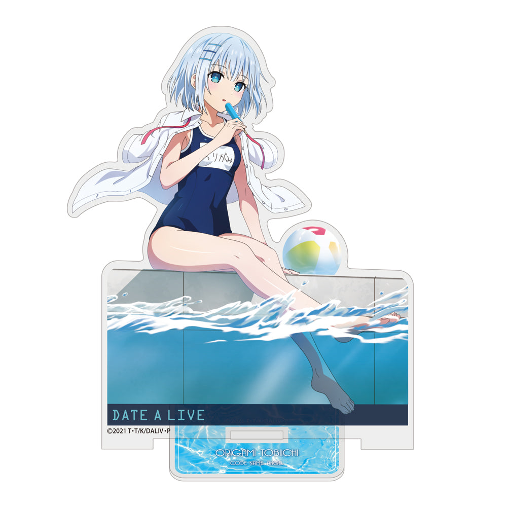 デート・ア・ライブⅣ 鳶一折紙 アクリルスタンド プールサイドVer. - official product image | AniSmile