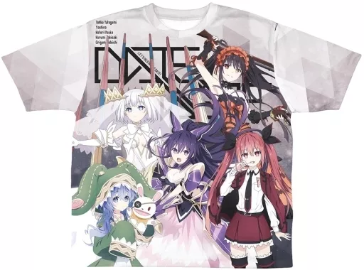 デート・ア・ライブIV ヒロイン集合 両面フルグラフィックTシャツ/M - 公式商品画像 | AniSmile
