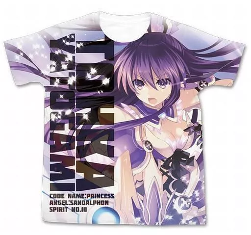 デート・ア・ライブ 原作版 夜刀神十香フルグラフィックTシャツ/WHITE-L - 公式商品画像 | AniSmile