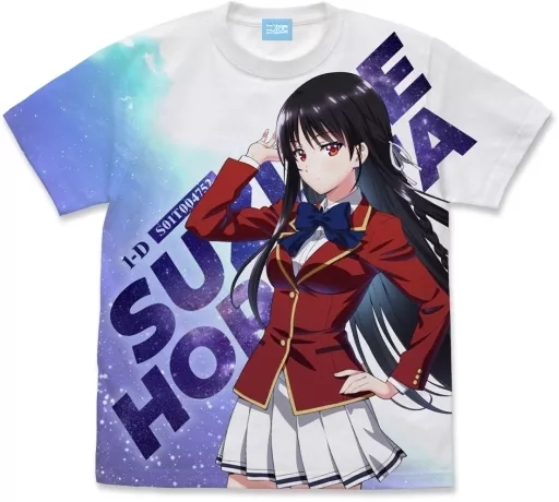 TVアニメ「ようこそ実力至上主義の教室へ」 堀北鈴音 フルグラフィックTシャツ/WHITE-M - 公式商品画像 | AniSmile