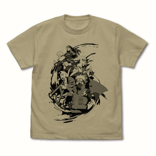 NARUTO-ナルト- 疾風伝 歴代火影 Tシャツ/SAND KHAKI-S 画像 2 | AniSmile