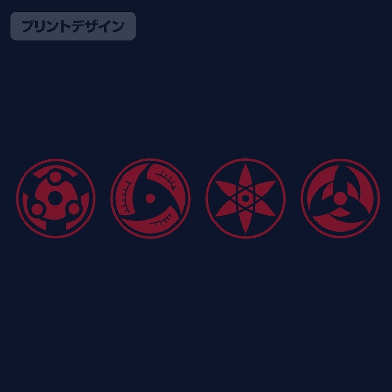 NARUTO-ナルト- 疾風伝 写輪眼 テントクロスサコッシュ/NAVY 画像 2 | AniSmile