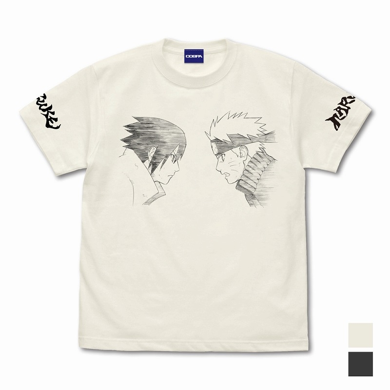 ナルト&サスケ Tシャツ/VANILLA WHITE-XL - 公式商品画像 | AniSmile