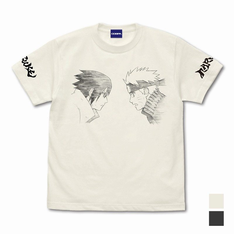 ナルト&サスケ Tシャツ/VANILLA WHITE-M - 公式商品画像 | AniSmile