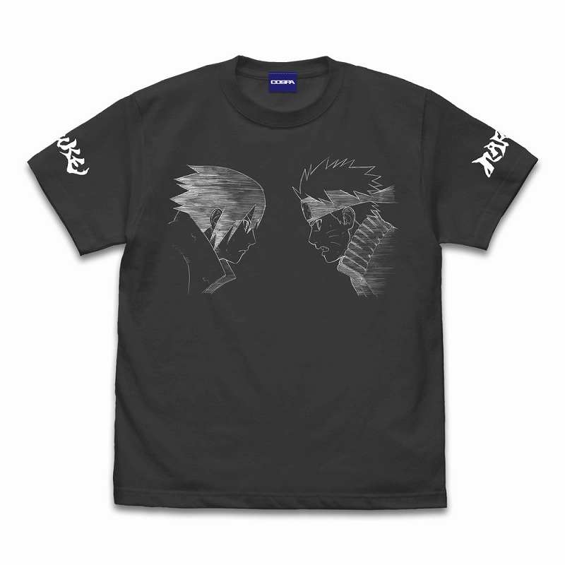 ナルト&サスケ Tシャツ/SUMI-XL - 公式商品画像 | AniSmile