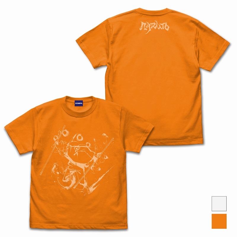 ナルト Tシャツ 墨絵Ver./ORANGE-M - 公式商品画像 | AniSmile