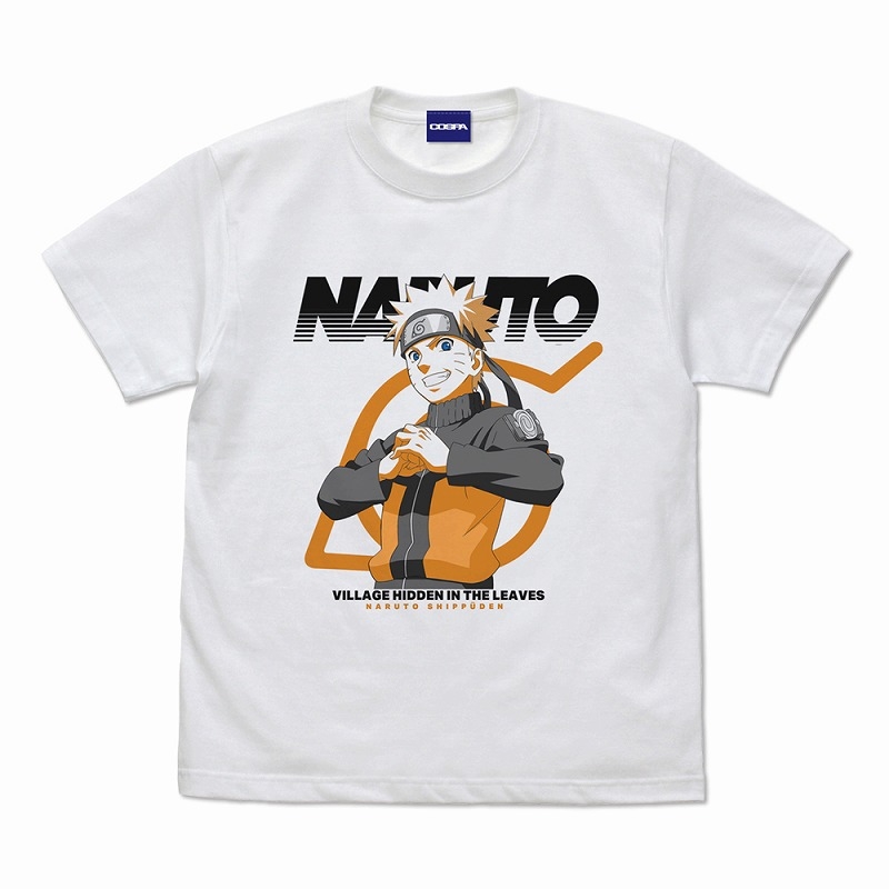 うずまきナルト ビジュアル Tシャツ/WHITE-L - 公式商品画像 | AniSmile
