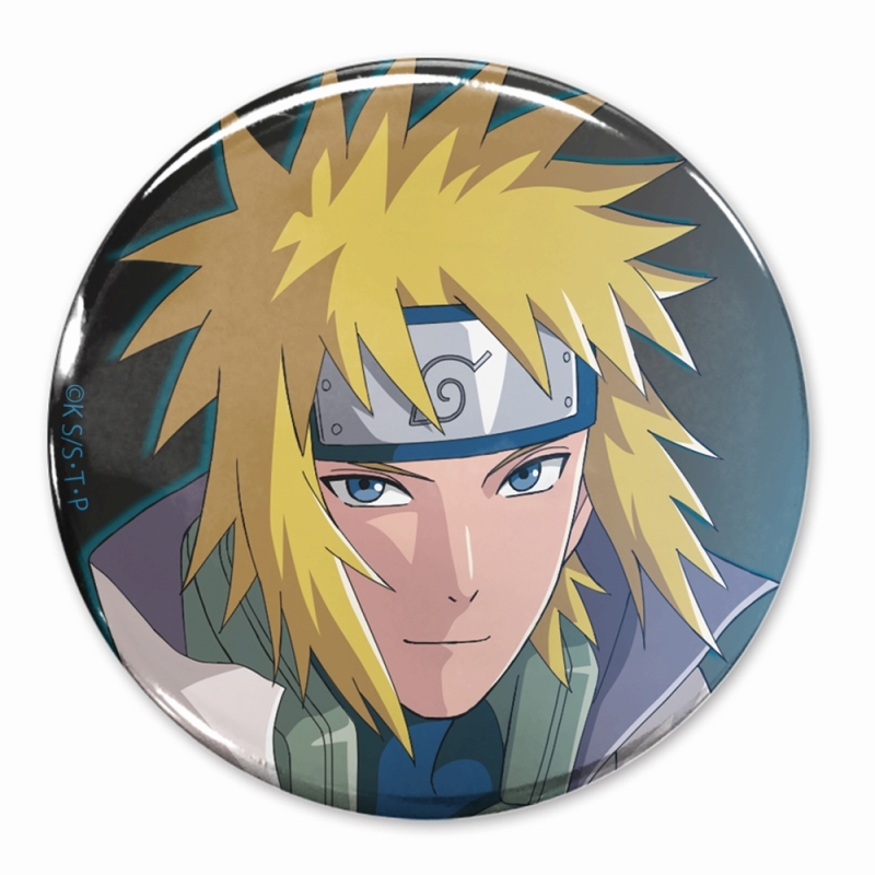 NARUTO-ナルト- 疾風伝 描き下ろし 波風ミナト 65mm缶バッジ - 公式商品画像 | AniSmile