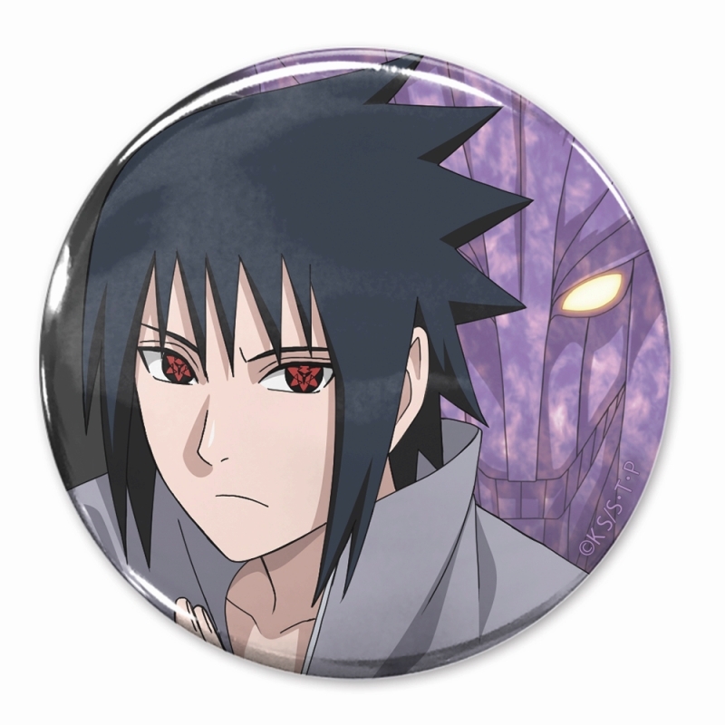 NARUTO-ナルト- 疾風伝 描き下ろし うちはサスケ 65mm缶バッジ - 公式商品画像 | AniSmile