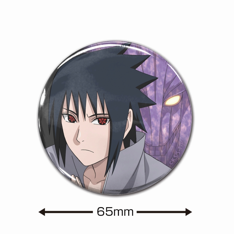 NARUTO-ナルト- 疾風伝 描き下ろし うちはサスケ 65mm缶バッジ 画像 2 | AniSmile
