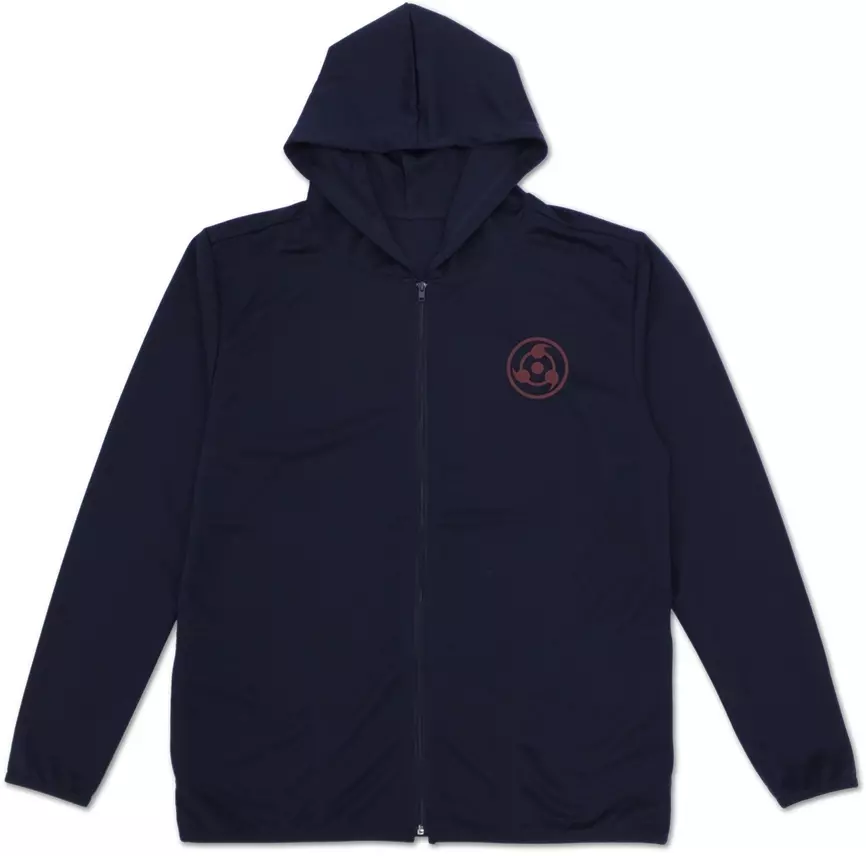 NARUTO-ナルト- 疾風伝 写輪眼 薄手ドライパーカー/NAVY-M 画像 2 | AniSmile