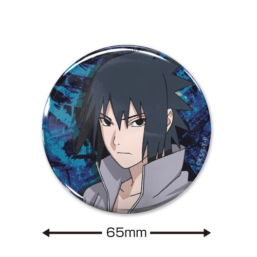 NARUTO -ナルト- 疾風伝 うちはサスケ 65mm缶バッジ 画像 2 | AniSmile