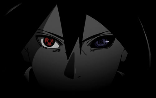BORUTO-ボルト- サスケフェイスTシャツ/BLACK-S 画像 2 | AniSmile