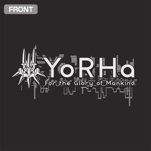 NieR:Automata Ver1.1a ヨルハ部隊 袖リブロングスリーブTシャツ/BLACK-L 画像 2 | AniSmile