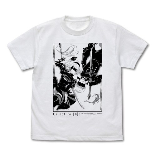 NieR:Automata Ver1.1a 2B/9S Tシャツ/WHITE-XL - 公式商品画像 | AniSmile