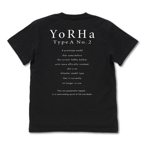 NieR:Automata Ver1.1a A2 Tシャツ/BLACK-S 画像 2 | AniSmile