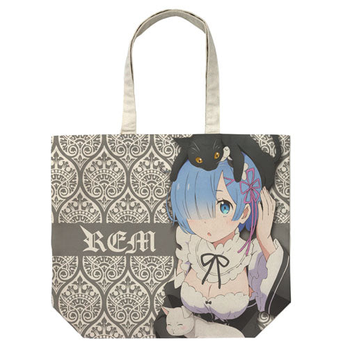 Re:ゼロから始める異世界生活 レム フルグラフィックラージトート/NATURAL - 公式商品画像 | AniSmile