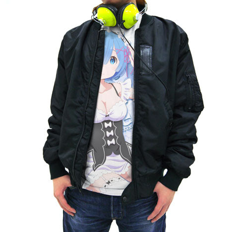 Re:ゼロから始める異世界生活 レム フルグラフィックTシャツ/WHITE-S 画像 2 | AniSmile