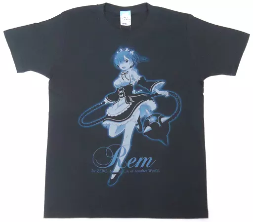 Re:ゼロから始める異世界生活 レムとモーニングスター Tシャツ/SUMI-L - 公式商品画像 | AniSmile