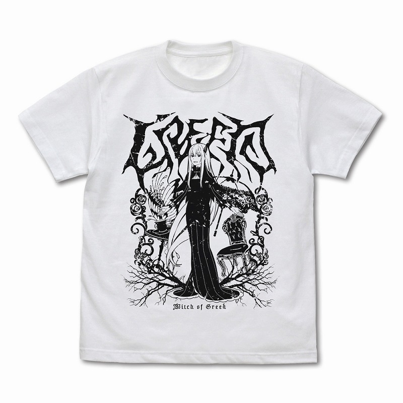 Re:ゼロから始める異世界生活 強欲の魔女 エキドナ Tシャツ/WHITE-L - 公式商品画像 | AniSmile