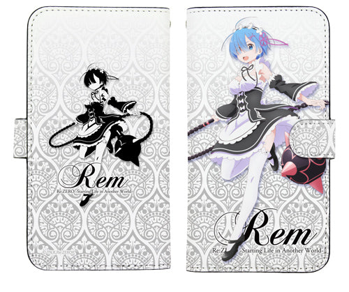 Re:ゼロから始める異世界生活 レムとモーニングスター 手帳型スマホカバー158 - 公式商品画像 | AniSmile