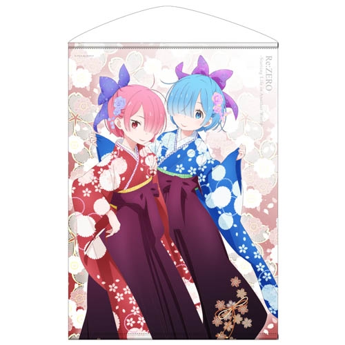 Re:ゼロから始める異世界生活 レム&ラム B2タペストリー 晴れ着Ver. - 公式商品画像 | AniSmile