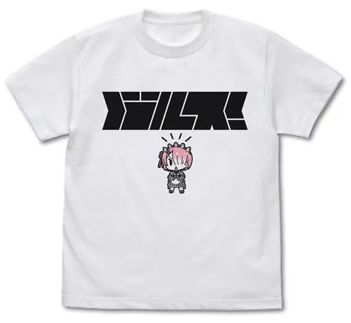 Re:ゼロから始める異世界生活 ラムの「バルス!」 Tシャツ/WHITE-L - 公式商品画像 | AniSmile