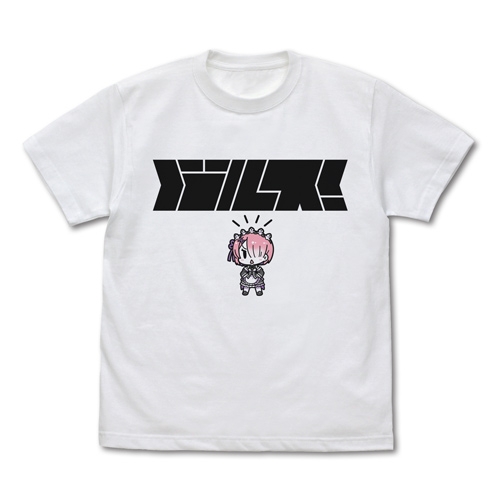 Re:ゼロから始める異世界生活 ラムの「バルス!」 Tシャツ/WHITE-XL - 公式商品画像 | AniSmile
