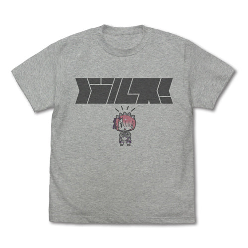Re:ゼロから始める異世界生活 ラムの「バルス!」 Tシャツ/MIX GRAY-M - 公式商品画像 | AniSmile