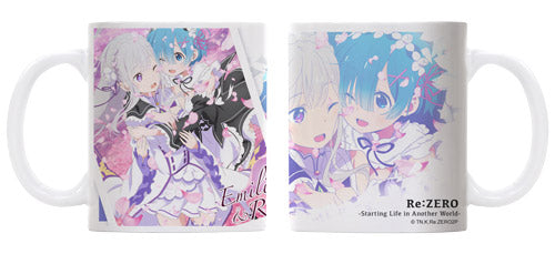 Re:ゼロから始める異世界生活 エミリア&レム フルカラーマグカップ - 公式商品画像 | AniSmile