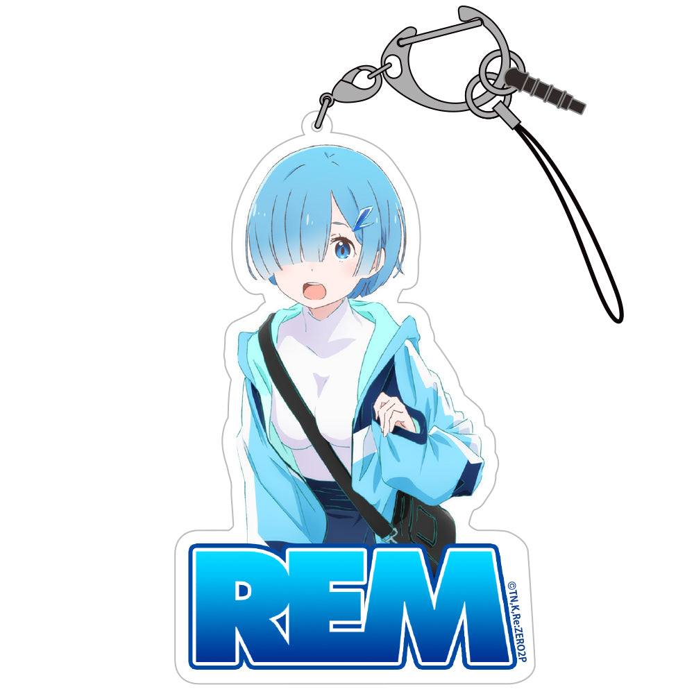 Re:ゼロから始める異世界生活 レム デザインアクリルマルチキーホルダー - 公式商品画像 | AniSmile