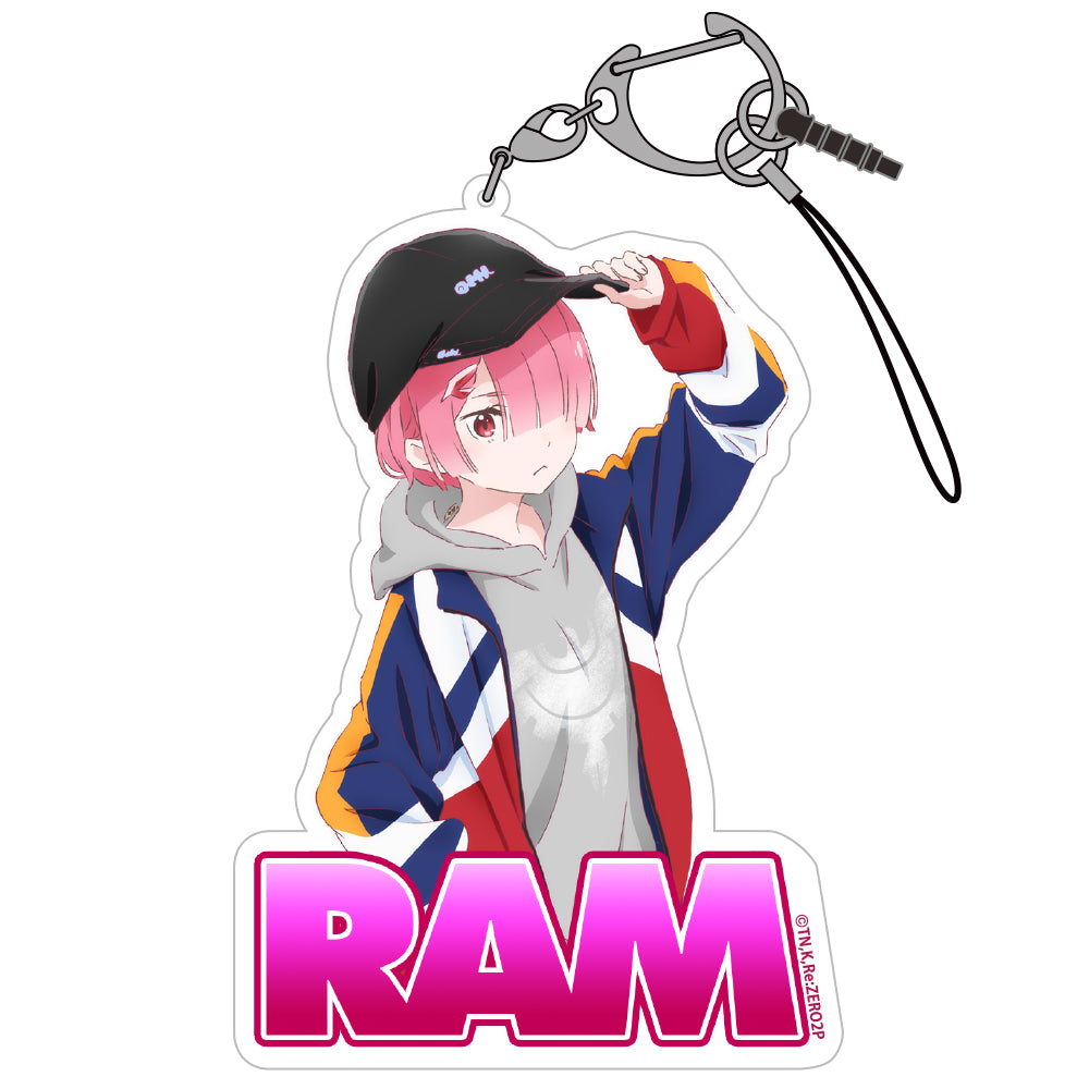 Re:ゼロから始める異世界生活 ラム デザインアクリルマルチキーホルダー - 公式商品画像 | AniSmile