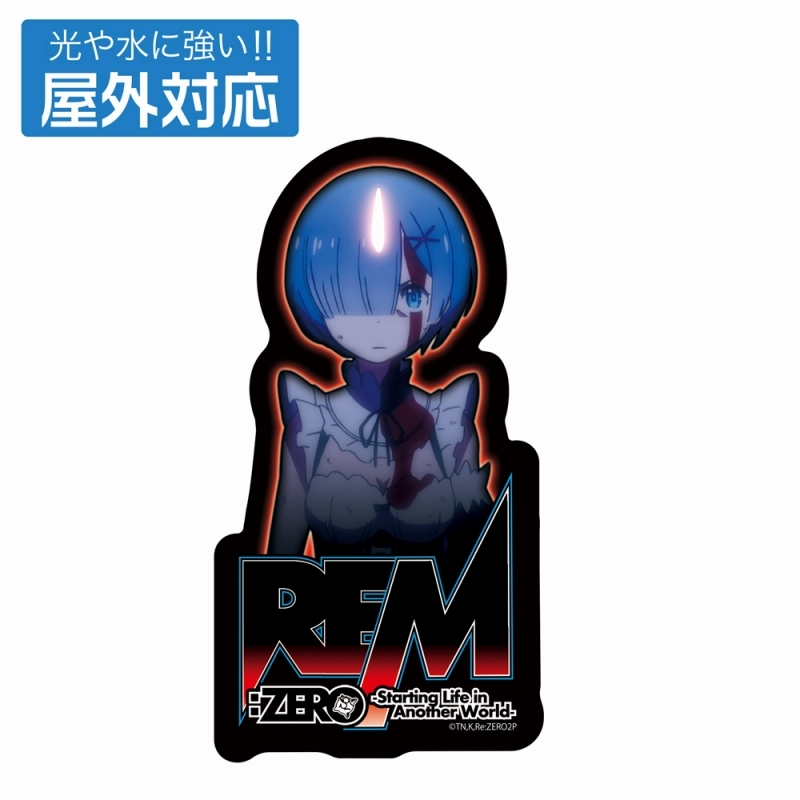 Re:ゼロから始める異世界生活 鬼レム 屋外対応ステッカー - 公式商品画像 | AniSmile