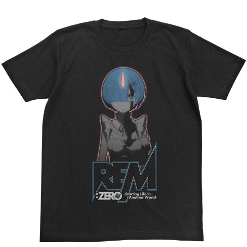 Re:ゼロから始める異世界生活 レム蓄光Tシャツ/BLACK-S - 公式商品画像 | AniSmile